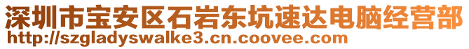 深圳市寶安區(qū)石巖東坑速達(dá)電腦經(jīng)營(yíng)部