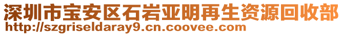 深圳市寶安區(qū)石巖亞明再生資源回收部