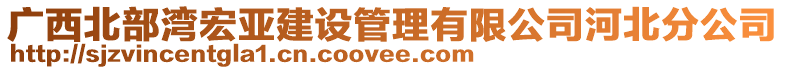 廣西北部灣宏亞建設(shè)管理有限公司河北分公司