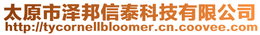 太原市澤邦信泰科技有限公司