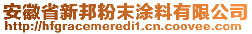 安徽省新邦粉末涂料有限公司