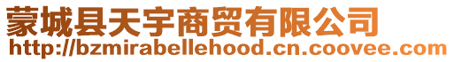 蒙城縣天宇商貿有限公司