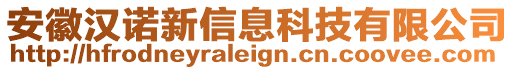 安徽漢諾新信息科技有限公司