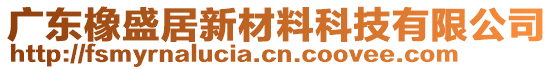 廣東橡盛居新材料科技有限公司