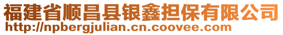 福建省順昌縣銀鑫擔(dān)保有限公司