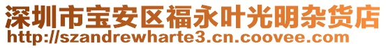 深圳市寶安區福永葉光明雜貨店