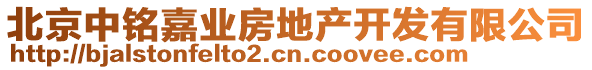 北京中銘嘉業房地產開發有限公司