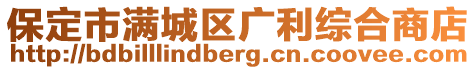 保定市滿城區(qū)廣利綜合商店