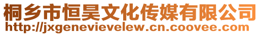 桐鄉市恒昊文化傳媒有限公司