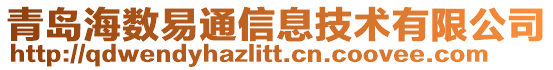 青島海數(shù)易通信息技術(shù)有限公司