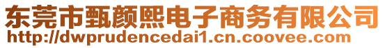 東莞市甄顏熙電子商務有限公司