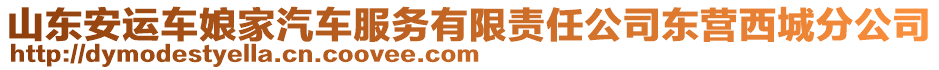 山東安運(yùn)車娘家汽車服務(wù)有限責(zé)任公司東營(yíng)西城分公司