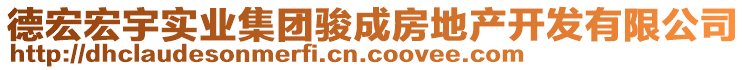 德宏宏宇實(shí)業(yè)集團(tuán)駿成房地產(chǎn)開發(fā)有限公司