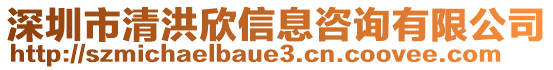 深圳市清洪欣信息咨詢有限公司