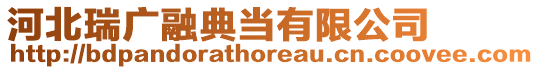 河北瑞廣融典當有限公司