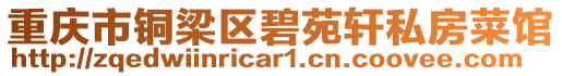 重慶市銅梁區(qū)碧苑軒私房菜館