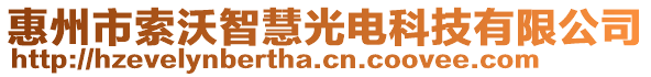 惠州市索沃智慧光電科技有限公司