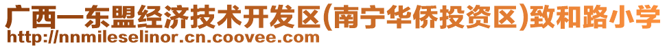 廣西—東盟經濟技術開發(fā)區(qū)(南寧華僑投資區(qū))致和路小學