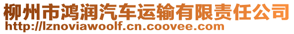 柳州市鴻潤汽車運輸有限責任公司