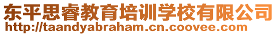 東平思睿教育培訓(xùn)學(xué)校有限公司