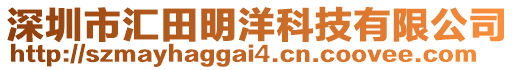 深圳市匯田明洋科技有限公司