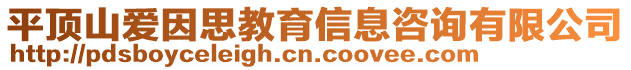 平頂山愛因思教育信息咨詢有限公司