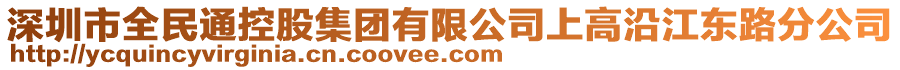 深圳市全民通控股集團有限公司上高沿江東路分公司