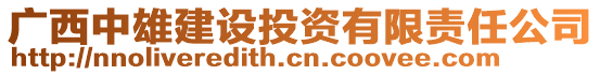 廣西中雄建設(shè)投資有限責(zé)任公司