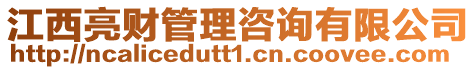 江西亮財管理咨詢有限公司