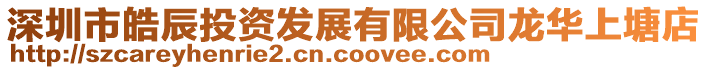深圳市皓辰投資發展有限公司龍華上塘店