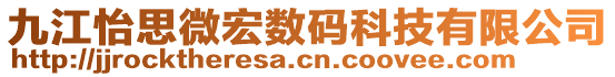 九江怡思微宏數(shù)碼科技有限公司