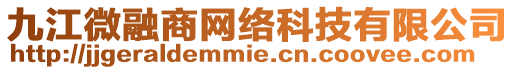 九江微融商網(wǎng)絡(luò)科技有限公司