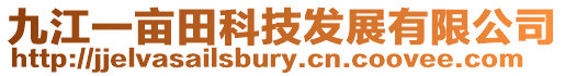 九江一畝田科技發展有限公司