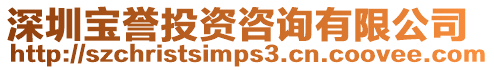 深圳寶譽投資咨詢有限公司