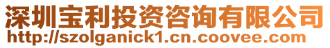深圳寶利投資咨詢有限公司