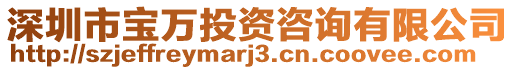 深圳市寶萬投資咨詢有限公司