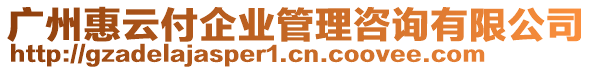 廣州惠云付企業(yè)管理咨詢有限公司