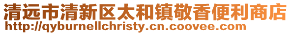 清遠(yuǎn)市清新區(qū)太和鎮(zhèn)敬香便利商店