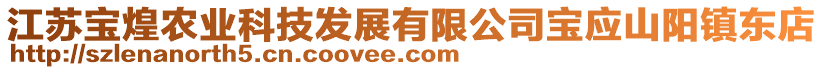 江蘇寶煌農(nóng)業(yè)科技發(fā)展有限公司寶應(yīng)山陽鎮(zhèn)東店