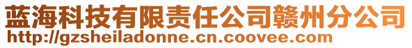 藍(lán)海科技有限責(zé)任公司贛州分公司