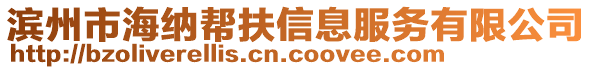 濱州市海納幫扶信息服務(wù)有限公司