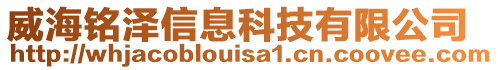 威海銘澤信息科技有限公司