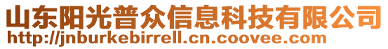 山東陽光普眾信息科技有限公司