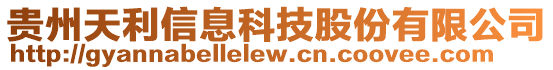 貴州天利信息科技股份有限公司