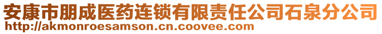 安康市朋成醫(yī)藥連鎖有限責(zé)任公司石泉分公司