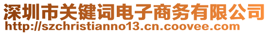 深圳市關(guān)鍵詞電子商務(wù)有限公司