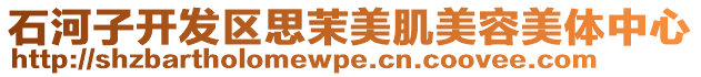 石河子開發(fā)區(qū)思茉美肌美容美體中心