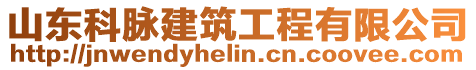 山東科脈建筑工程有限公司