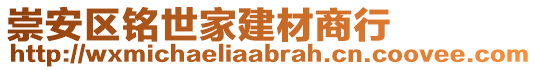 崇安區(qū)銘世家建材商行