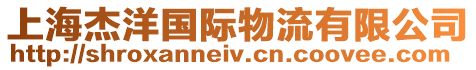 上海杰洋國際物流有限公司